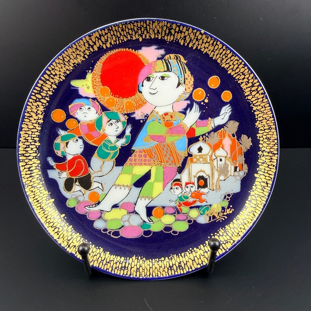 Rosenthal Bjorn Wiinblad Aladin Motif II Collector‎ Plate 100th Anniversary